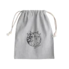 猫丸山田商店のロゴ巾着【なにかと重宝】 Mini Drawstring Bag