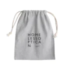 HOMELESS OPTICANのLOGO PRINTED PURSE Mini Drawstring Bag
