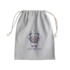 イラスト MONYAAT のCT41ズレてもぱんだズレぱんだちゃんnewスイカも食べよう*カラフルver. Mini Drawstring Bag