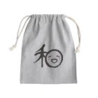 ぽちのやの笑顔の和 Mini Drawstring Bag