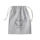 けいこっとんのゆるしゃーく。ジンベエザメ。 Mini Drawstring Bag