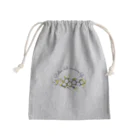 nemunoki paper itemの水玉海洋生物　シーラカンス Mini Drawstring Bag