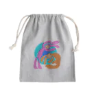 手描きのエトセトラの戯れるウサギ Mini Drawstring Bag