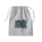 どりほぷの青龍 Mini Drawstring Bag