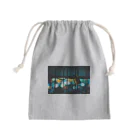 otakeの写真店の南京錠と夜景 Mini Drawstring Bag