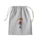 cumincuminのサッカーボールと少年(カラー2) Mini Drawstring Bag