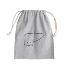 ねこやにわとりやの肝臓がニャンコ Mini Drawstring Bag
