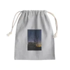 simoneの薄暮の建設現場 Mini Drawstring Bag