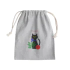 catdaylife.の猫の日暮らしのラッキーくん Mini Drawstring Bag