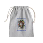 KOUTA TANIGUCHIのお花に囲まれる人　額有ver Mini Drawstring Bag