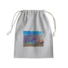 hawaiitaroハワイグッズショップのレインボーaloha Mini Drawstring Bag