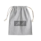 テレワークチームのテレワーク・マイクビデオ Mini Drawstring Bag