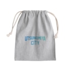 JIMOTO Wear Local Japanの宇都宮市 UTSUNOMIYA CITY Mini Drawstring Bag