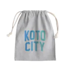 JIMOTOE Wear Local Japanの江東市 KOTO CITY Mini Drawstring Bag