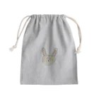 hacoaの小学2年生はーさんが描いた「うさぎさん」ぽつん Mini Drawstring Bag