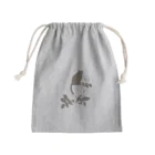 ねこふく屋のミルクティーローズ Mini Drawstring Bag