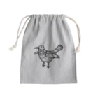 illust_designs_labの疫病退散！版画風のヨゲンノトリのイラスト Mini Drawstring Bag