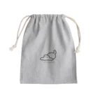 KURONEKO クロネコ 黒猫のUFOツチノコ(未知同士の遭遇) Mini Drawstring Bag