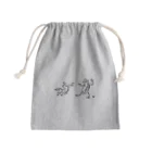 パンダパンの鳥獣戯画 Mini Drawstring Bag