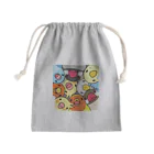 まめるりはことりのみっちりむっちり過密鳥まみれさん【まめるりはことり】 Mini Drawstring Bag