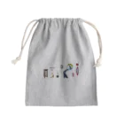 NAZONAZO-Storeの夢みるクロネコ Mini Drawstring Bag