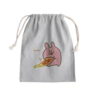 aya_usaのうさぎさんとピザ Mini Drawstring Bag