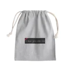 集団ストーカーと戦う会のI saw you see me Mini Drawstring Bag