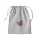 げたの目が悪いくま Mini Drawstring Bag