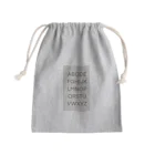 KOKO DE KAOのAlphabet  Mini Drawstring Bag