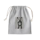 パンダちゃんマーケットのうふふなパンダ Mini Drawstring Bag