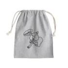 ym303bass オフィシャルショップのウォンバットとディジュリドゥ Mini Drawstring Bag