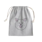 春風工房の秋田犬ハッピースマイル白毛 Mini Drawstring Bag