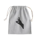 笑顔と癒しの町の指狐 Mini Drawstring Bag