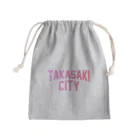 JIMOTOE Wear Local Japanの高崎市 TAKASAKI CITY Mini Drawstring Bag
