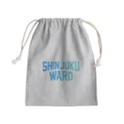 JIMOTOE Wear Local Japanのshinjuku ward　新宿 Mini Drawstring Bag