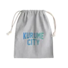 JIMOTOE Wear Local Japanの久留米市 KURUME CITY Mini Drawstring Bag