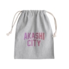 JIMOTO Wear Local Japanの明石市 AKASHI CITY Mini Drawstring Bag
