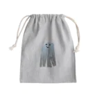 カラメン売り場の息子作イカ Mini Drawstring Bag