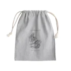 ART SHOP 𝗔𝘆𝗮𝗸𝗮のFlower  fish Mini Drawstring Bag