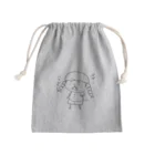 恋するてんとうむしのぱぱ～、ハナでたー。 Mini Drawstring Bag