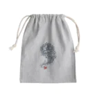 AYV2020の紺のインドリヤちゃん Mini Drawstring Bag