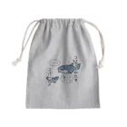 あぽ部屋の小判をわたすコバンザメ Mini Drawstring Bag