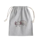 ポメ村ポメラニアンのかわいいウーパールーパー Mini Drawstring Bag