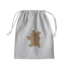 MIXERの一緒にいたいクマ Mini Drawstring Bag