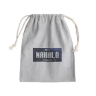 8bit_player65のナンバープレート【MAHALO】 Mini Drawstring Bag