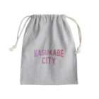 JIMOTO Wear Local Japanの春日部市 KASUKABE CITY Mini Drawstring Bag