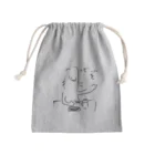 GROWING+design SUZURI店の乾杯ゆるねこ Mini Drawstring Bag