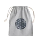 Arcの麻の葉☆藍 Mini Drawstring Bag