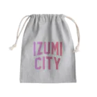 JIMOTOE Wear Local Japanの和泉市 IZUMI CITY Mini Drawstring Bag