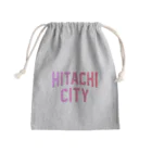 JIMOTOE Wear Local Japanの日立市 HITACHI CITY Mini Drawstring Bag